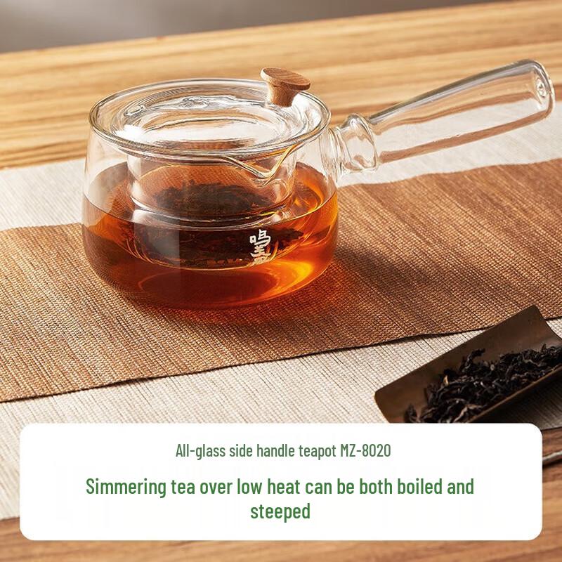 

Mingzhan Glass Side Handle Teapot for Tea Brewing