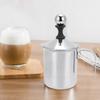 400ml Stainless Steel Double Mesh Milk Creamer Frother Coffee Foam Latte