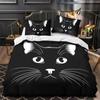 3D Lightweight and Soft Animal Bedding Set, Single Bed, Double Bed, Duvet Cover, Pillowcase, 2/3pcs, Men's Teens, Full Size Cover, Birthday Gift