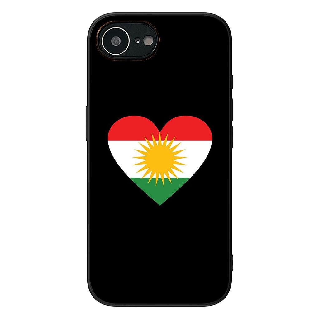 Cover for Apple iPhone 16 15 14 Plus 13 12 Mini 17 Pro Max + ProMax 16E Air Casing Phone Case Kurdistan Flag