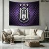 RSC Anderlecht Wall Tapestry Aesthetic Wall Hanging Printed Fabric Blanket Decorative Tapestries for Bedroom Living Room Home Decor