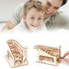 Wooden 3d Puzzle Roller Coaster Toy For Creative Mindful Play And Imaginative Learning