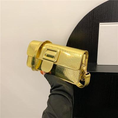 Yeni Gelgit Kore Küçük Çanta, Katlanır Retro Küçük Kare Çanta Çanta Baget Çanta, Moda Lazer Kadın Çantası