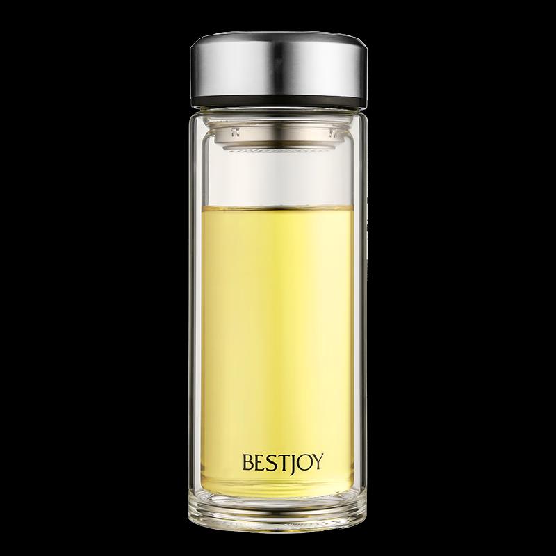 BESTJOY Fuguang High Borosilicate Double Wall Glass Cup 1000ml