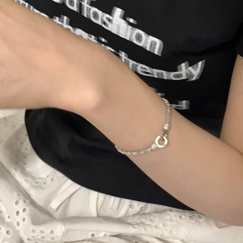 Ring Double Sophisticated Alloy Bracelet For Women Distinctive Style Accessories