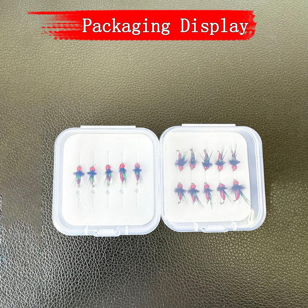 Bionic Mosquito Fly Fishing Flies Insect Artificial Baits for Trout Dry Fly Lure Fly Fishing 5Pcs
