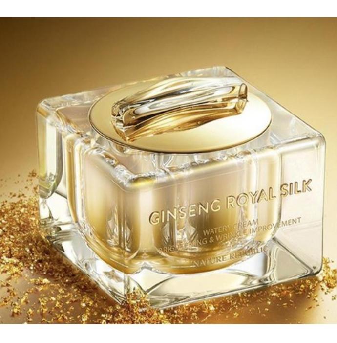NATURE REPUBLIC Ginseng Royal Silk Watery Cream 60g / Premium Anti-Aging Moisturizer