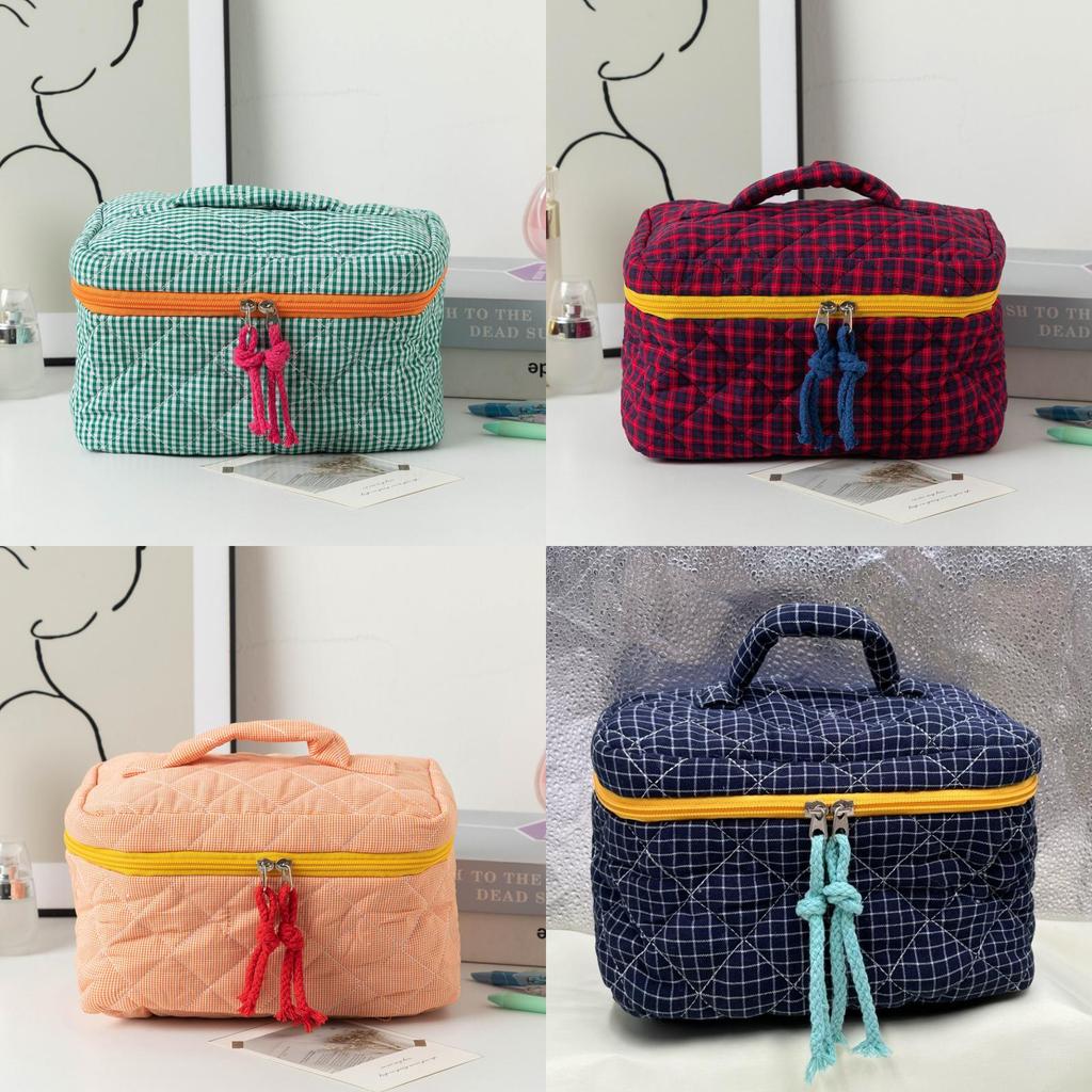 Trousse de Maquillage de Voyage Minimaliste Urbaine en Polyester avec Design Respirant Pour Femmes et Hommes