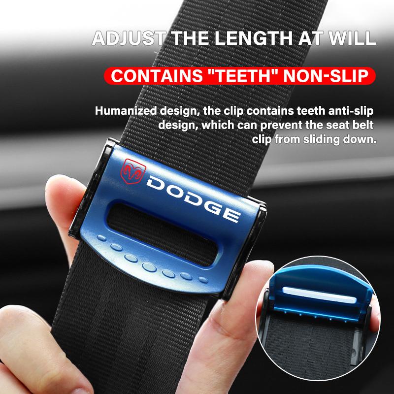 Car Seat Belts Clips Safety Adjustable Stopper Buckle Clip for Dodge Journey Caliber Challenger Charger Ram 1500 Stratus Dart Dakota Durango