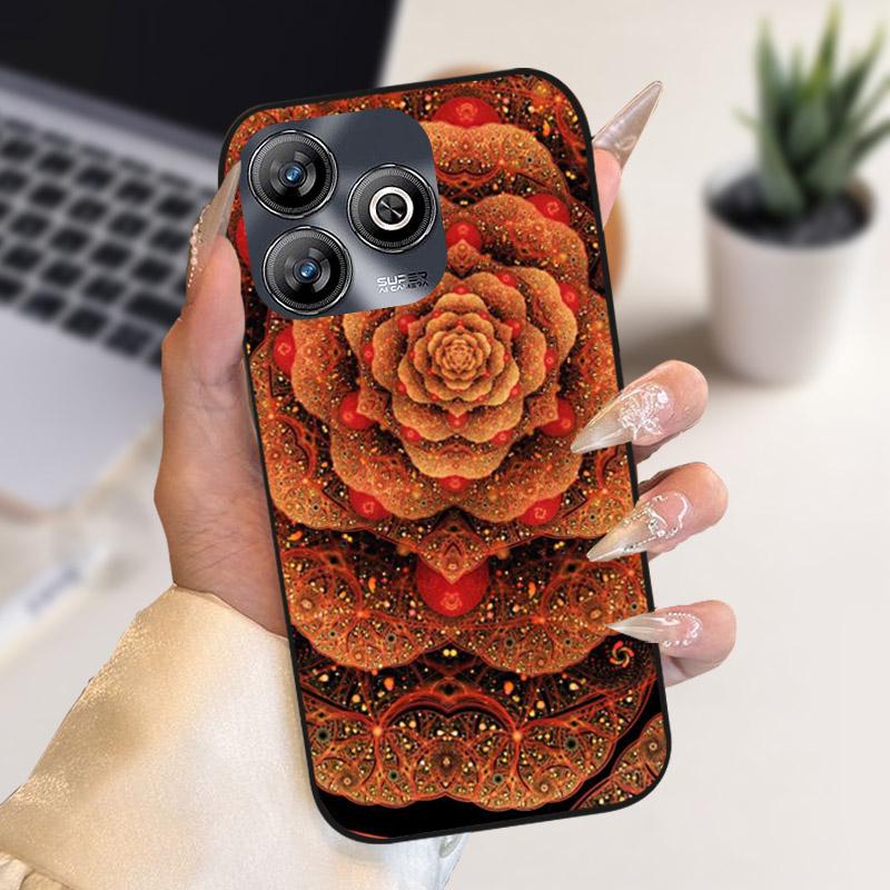 For ZTE Blade A75 4G Case Fashion Cool Animals Printed Silicone Soft TPU Phone Cover For ZTE Blade V60 Smart 4G Fundas V60Smart