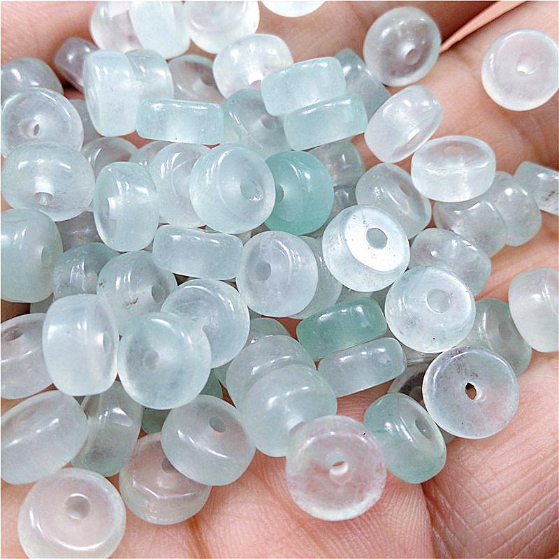 Jade Tricolor Tong Car Wheel Bead Spacer Accessories for Bracelets