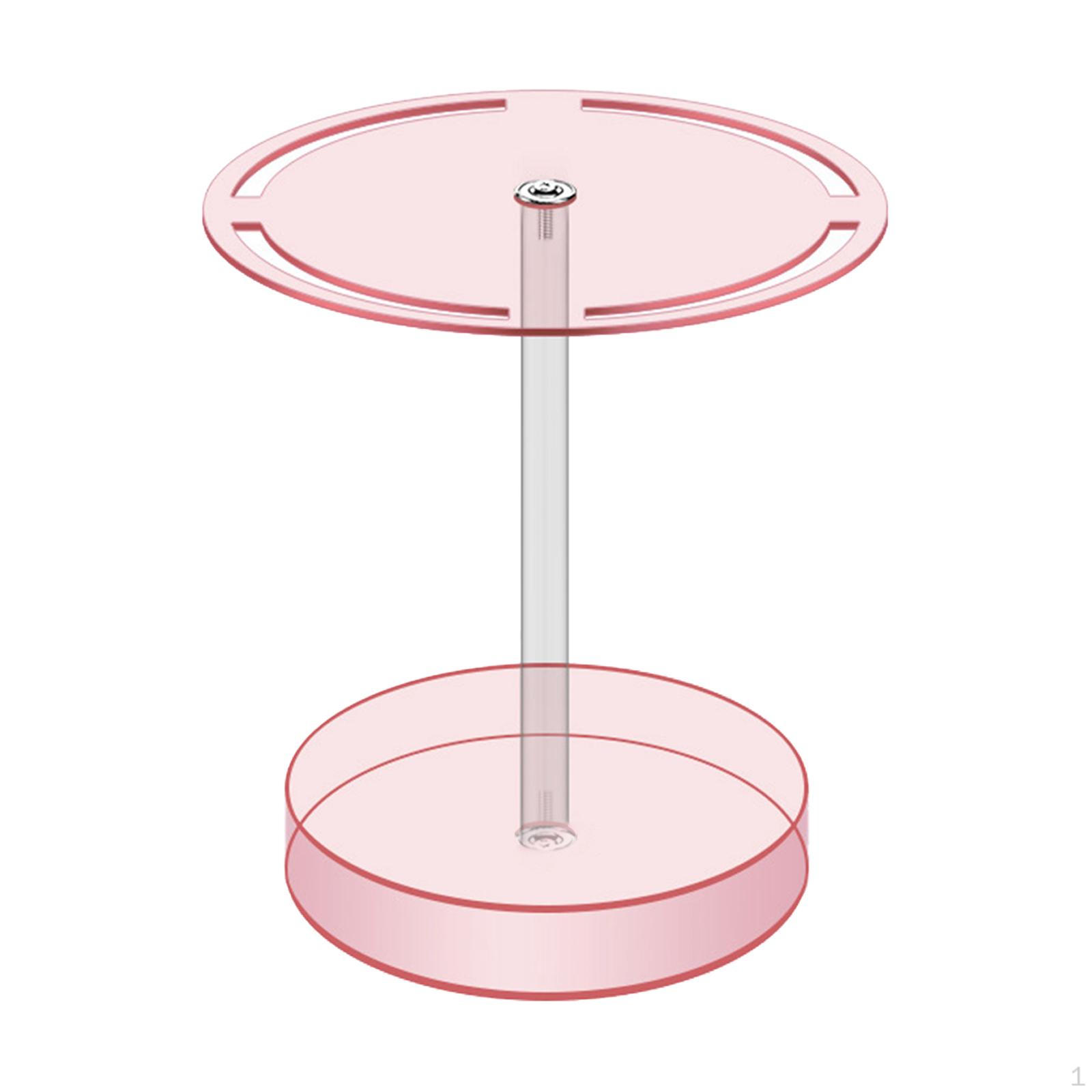 Acrylic Organizer for Sunglasses, Rotating Display Stand Eyewear clear pink