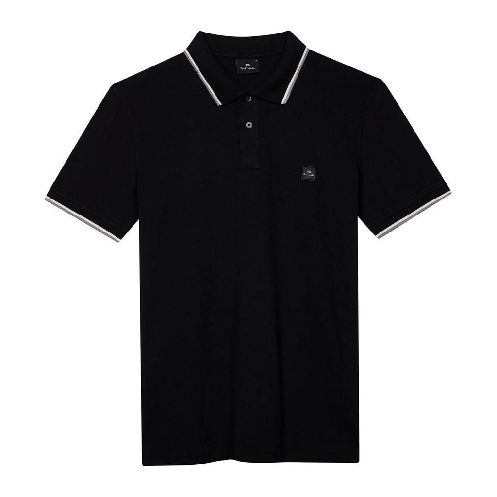Paul Smith Mens Patch Cotton Logo Polo Shirt