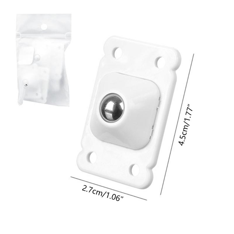 4 τμχ Αυτοκόλλητοι Τροχοί 360 Μοιρών Περιστροφής Κολλητοί Περιστρεφόμενοι Τροχοί Κολλώδεις Ροδέλες Μετακινητές Επίπλων για το Σπίτι