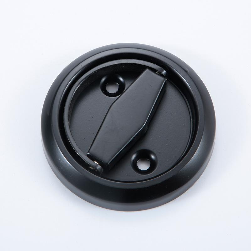 Wholesale Hidden Lock 304 Stainless Steel Single and Double-sided Sliding Door Invisible Pull Ring Concealed Embedded Handle