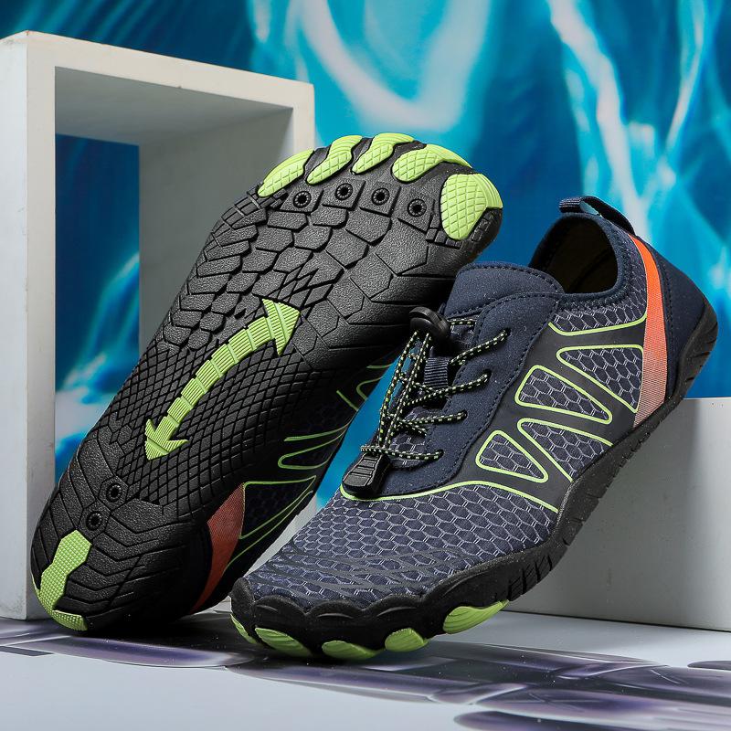 New Shuoxi shoes men's breathable non-slip wading shoes fishing beach swimming shoes quick-drying hiking shoes women's indoor