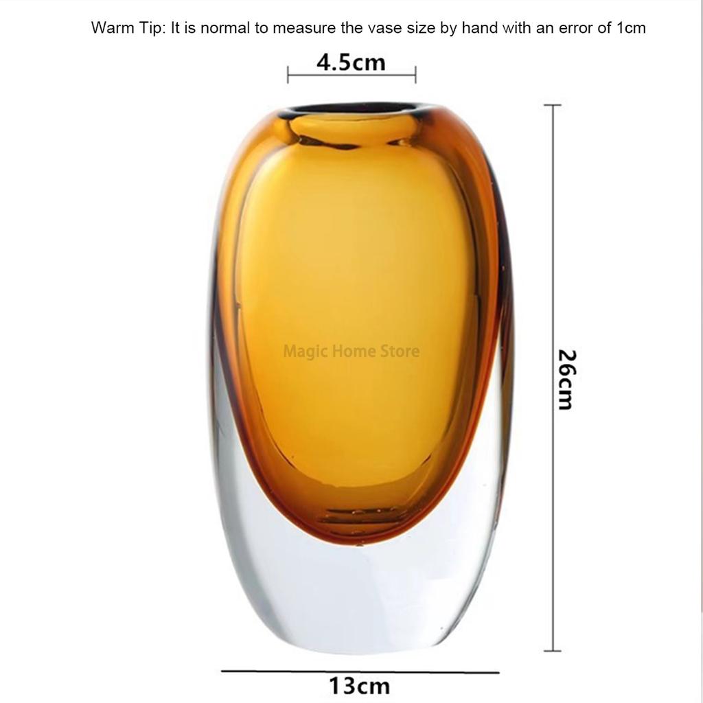 Transparante Glazen Vaas Kristallen Bloemen Hydroponische Vaas Moderne Binnenkamer Decoratie Decoratieve Vazen voor Woonkamer Tafeldecoratie