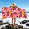 Cheetah Design Microfiber Beach Towel Quick Drying Sand Absorbent Lightweight for Swimming Camping Yoga Beach Outings