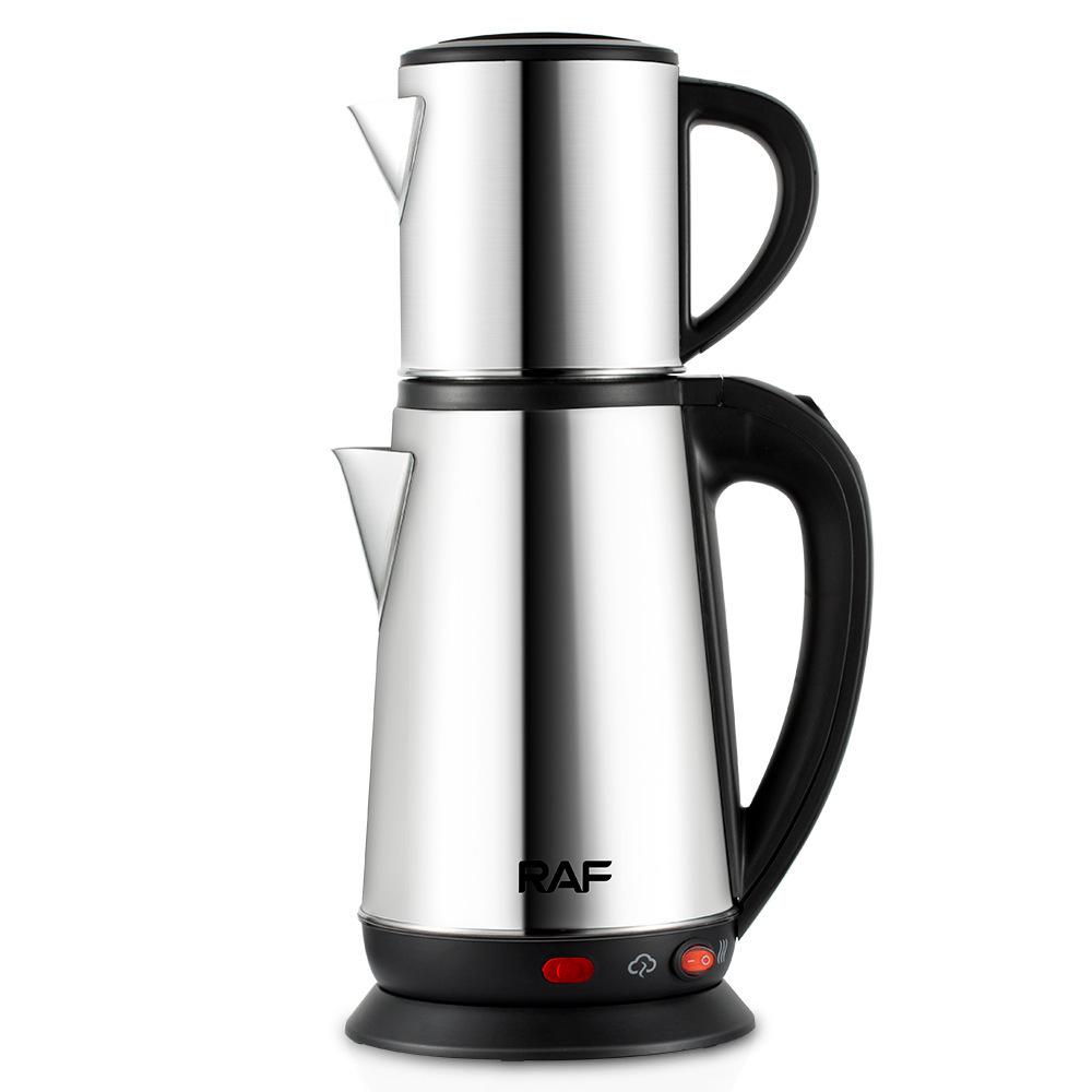 2-in-1 Stainless Steel Electric Kettle: Multi-functional Large Capacity