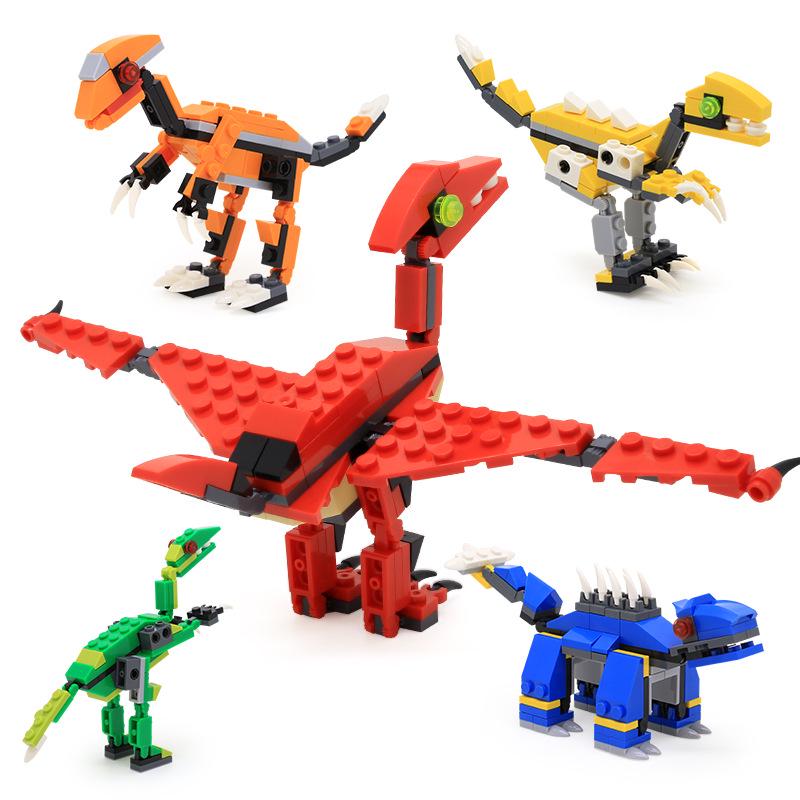 Dinosaur Gashapon Building Blocks Toy - Children's Educational Interlocking Set