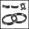 70.1mm to 60.1mm Universal Car Hub Centric Rings Black - Pack of 4 Durable Material