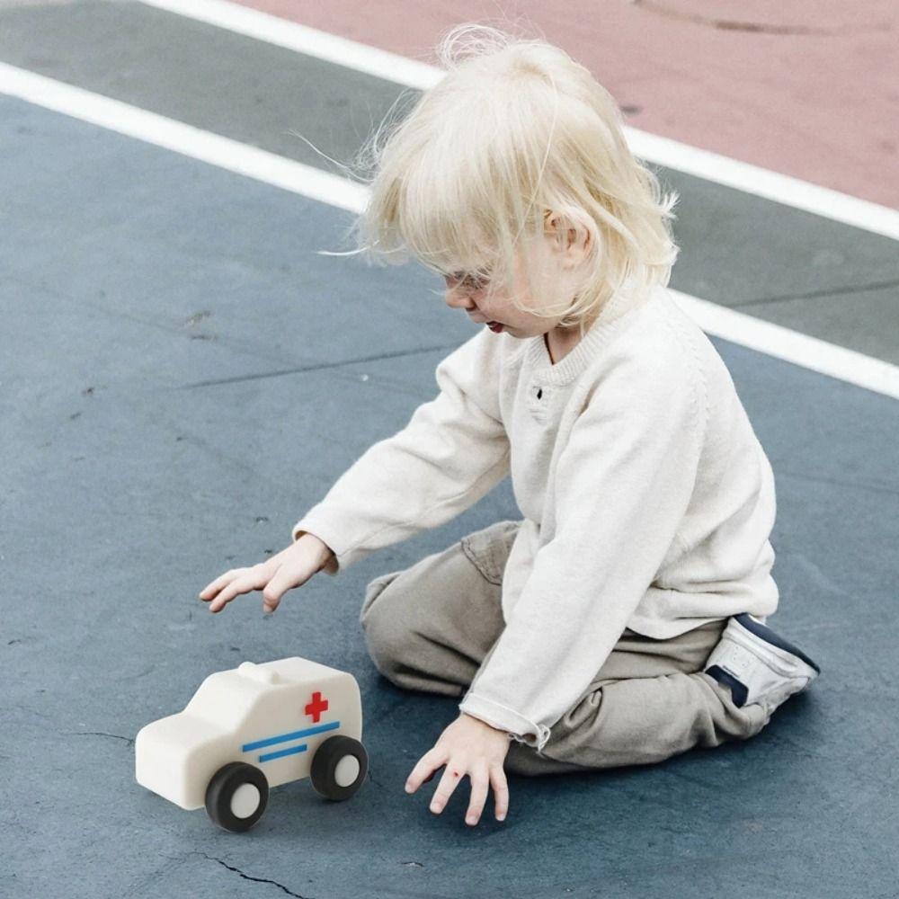 Educational Children's Car Model Toys BPA Free Baby Teething Toys Multifunctional Montessori Toys