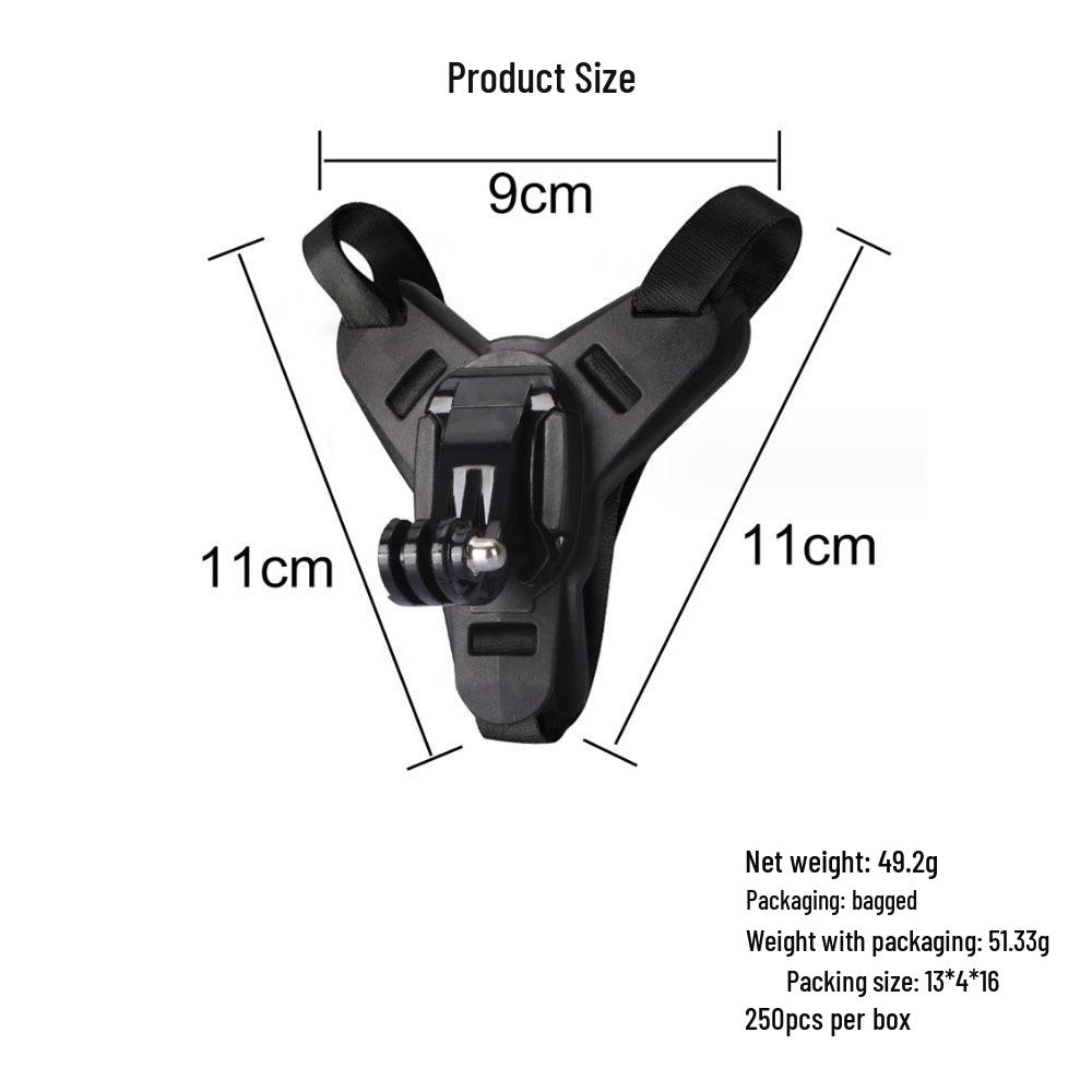 Off-Road Motorcycle Helmet Chin Mount for GoPro9-13 Action Cameras