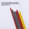 10Pcs Long Nib Woodworking Marking Tool Solid Construction Woodworking Pencil  Architect Use