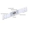 2/4Pcs Crack Monitoring Record, Standard Tell-Tale Crack Monitor for the Standard and Corner Tell-Tale Acrylic