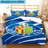 3PCS Getafe Football Crest Bedding Set,Including 1pc Duvet Cover And 2pcs Pillowcases Perfect for Bedroom, Dormitory, Fan Christmas gift