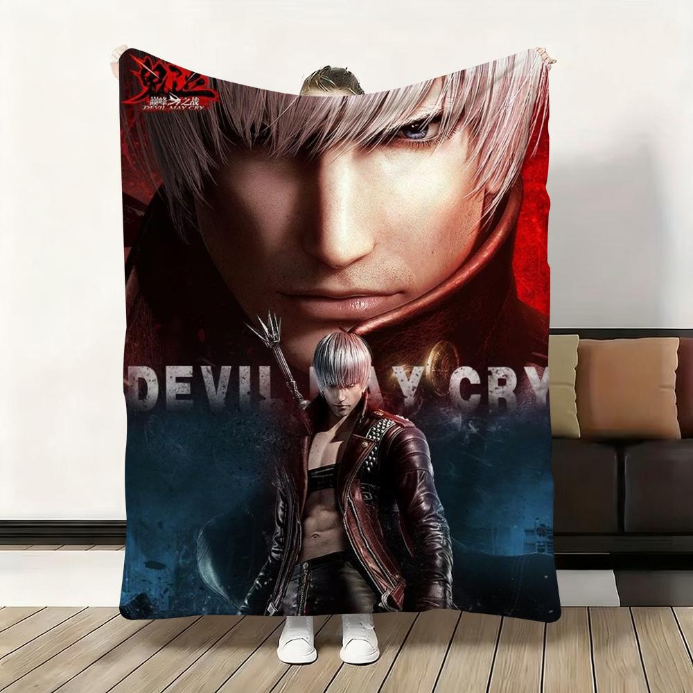 D-Devil M-May Cry-S Throw Flannel Fluffy Soft Blanket Warm Skin-Friendly Throw For Sofa Bed Office Nap Winter