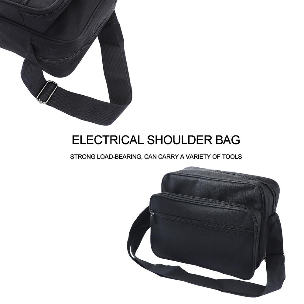 Hardware Parts Electrician Toolkit Tool Bag Multi-functional Single Shoulder Bag Oxford Canvas Chisel Electrician Toolkit