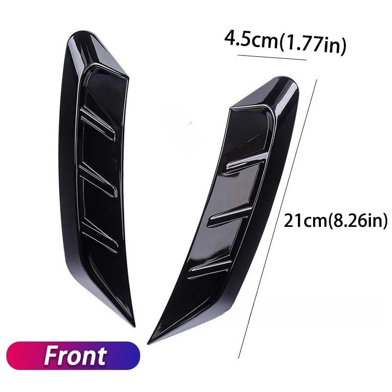Front Rear Car Headlight Eyebrow Sticker Pair LED Light Trim Cover Carbon Fiber Decor Decal for Auto Lamp Eye Lid Decoration