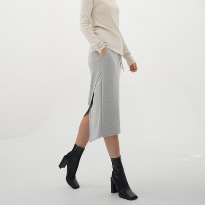 Acud Terry Bending Skirt_Grey