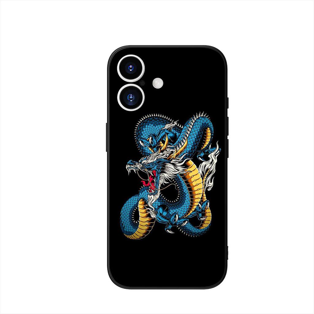 Black Dragon Cool Phone Cover Case for Xiaomi Redmi Note 14 12 13 ProPlus A3 Pro Plus 12C 13C 14C 5G 4G Casing