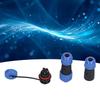 1 Set 4 Pin Aviation Connector 380V 5A IP68 Plug Socket Male and Female Waterproof Screw Crimp Connector Auto