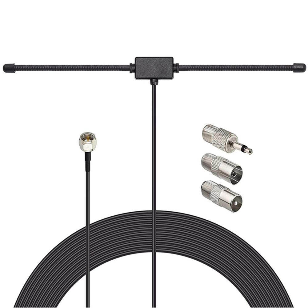 Hidden Adhesive Mount AM FM Radio Antenna FM Sheep Horn Antenna Car Dipole Antenna for Car FM TV Radio Station