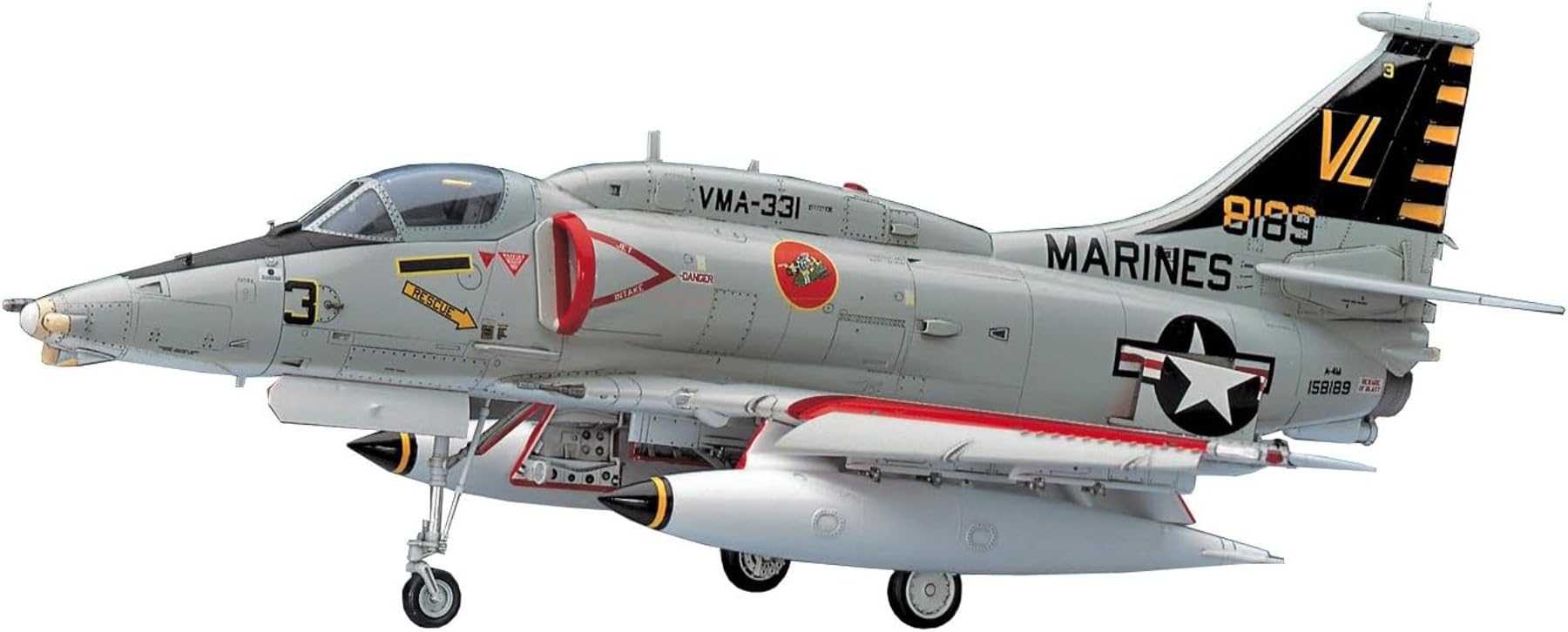 Hasegawa Морская пехота США Skyhawk Пластиковая модель PT33 1/48 A-4M