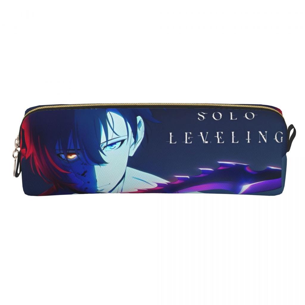 Creative S-Solo L-Leveling Anime Pencil Cases Pencilcases Pen for Student Big Capacity Bag Students School Gift Stationery