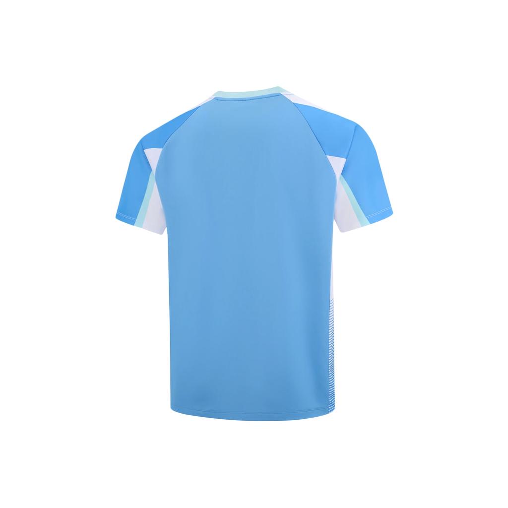 Li Ning X Xuperman Collaboration Table Tennis Series Letter Print Color Block Simple Breathable Fashion Comfortable Short Sleeve T-Shirt AAYV251-1