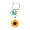 Portachiavi Versatile Girasole Perfetto Per Borse Chiavi O Oggetti Personali In Artigianato di Resina
