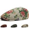 Women Bohemian Beret Fashion Print Flowers Female For Newsboy Cap Casual Vintage Men Visor Flat Hat Unisex Spring Autumn Berets