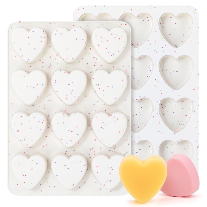 High Temperatures Resistant Silicone Chocolate Mould Heart Shape Mousse Cake Molds Dessert Baking Accessories
