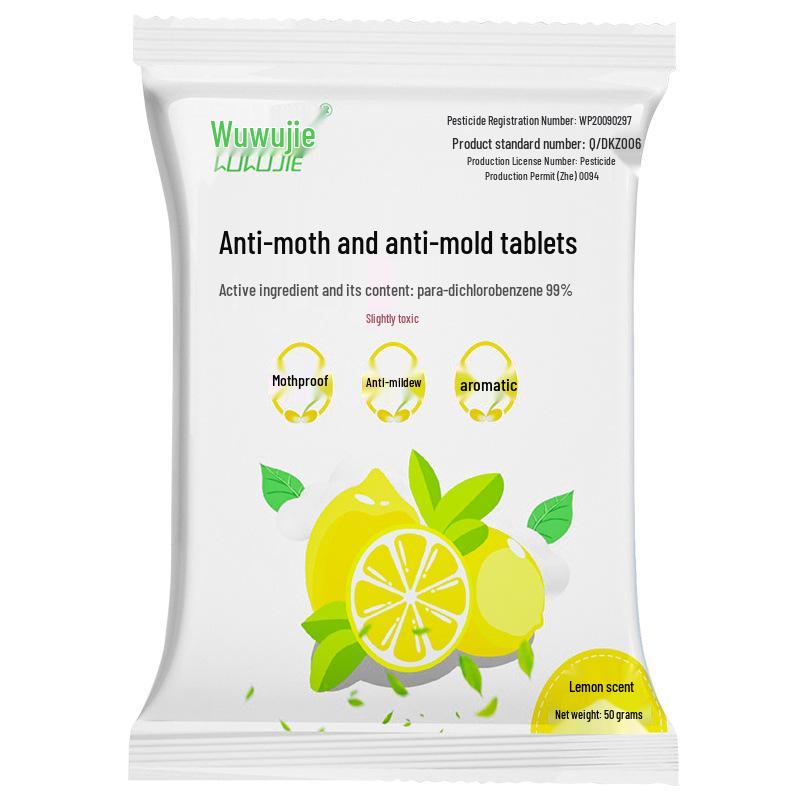 Muwuwu Jie Camphor Balls: Moisture-Proof and Deodorizing Anti-Moth and Anti-Mold Sachets for Wardrobe and Household Clothes.