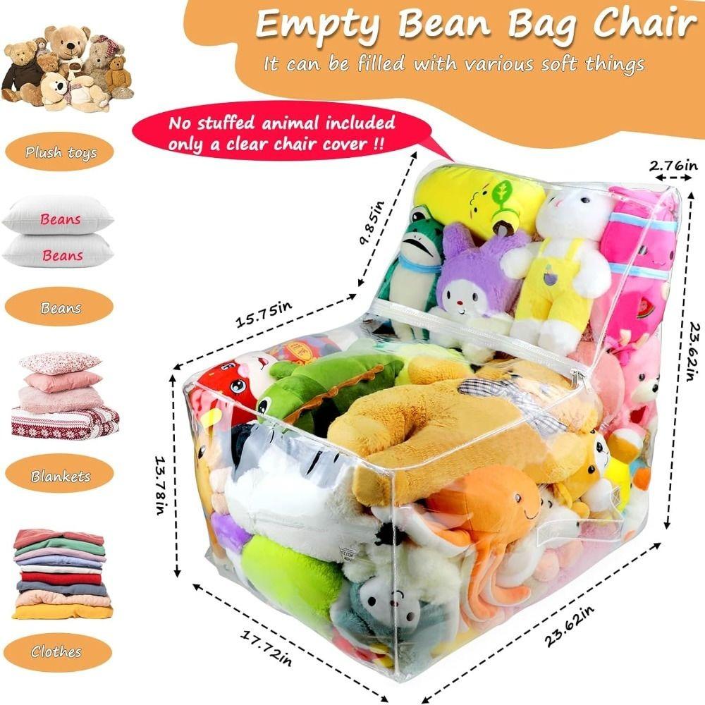 

High-Capacity Plush Toys Storage Pvc Storage Bag High Quality Chair Cover Home