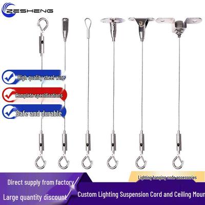 Cuerda de suspensión de acero inoxidable para iluminación colgante y letreros