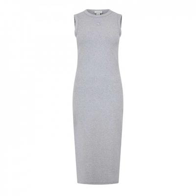 Womens/Ladies Cotton Midi Bodycon Dress