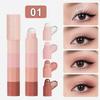 4-Color Stick Eyeshadow Pearl Glitter Under-eye Area Daily Eye Makeup, 2 Pcs, 01