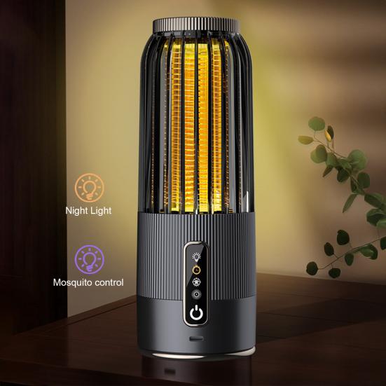 Mosquito Killers Lamp Powerful Thunder Shock Mosquito Killers with 365nm UV Light Bionic Trap USB Rechargeable Portable Mosquito Repellent for Indoor