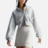 Adidas Sportswear Cropped Hoodie Women Hoodies Light-Cyan Gray JD7712